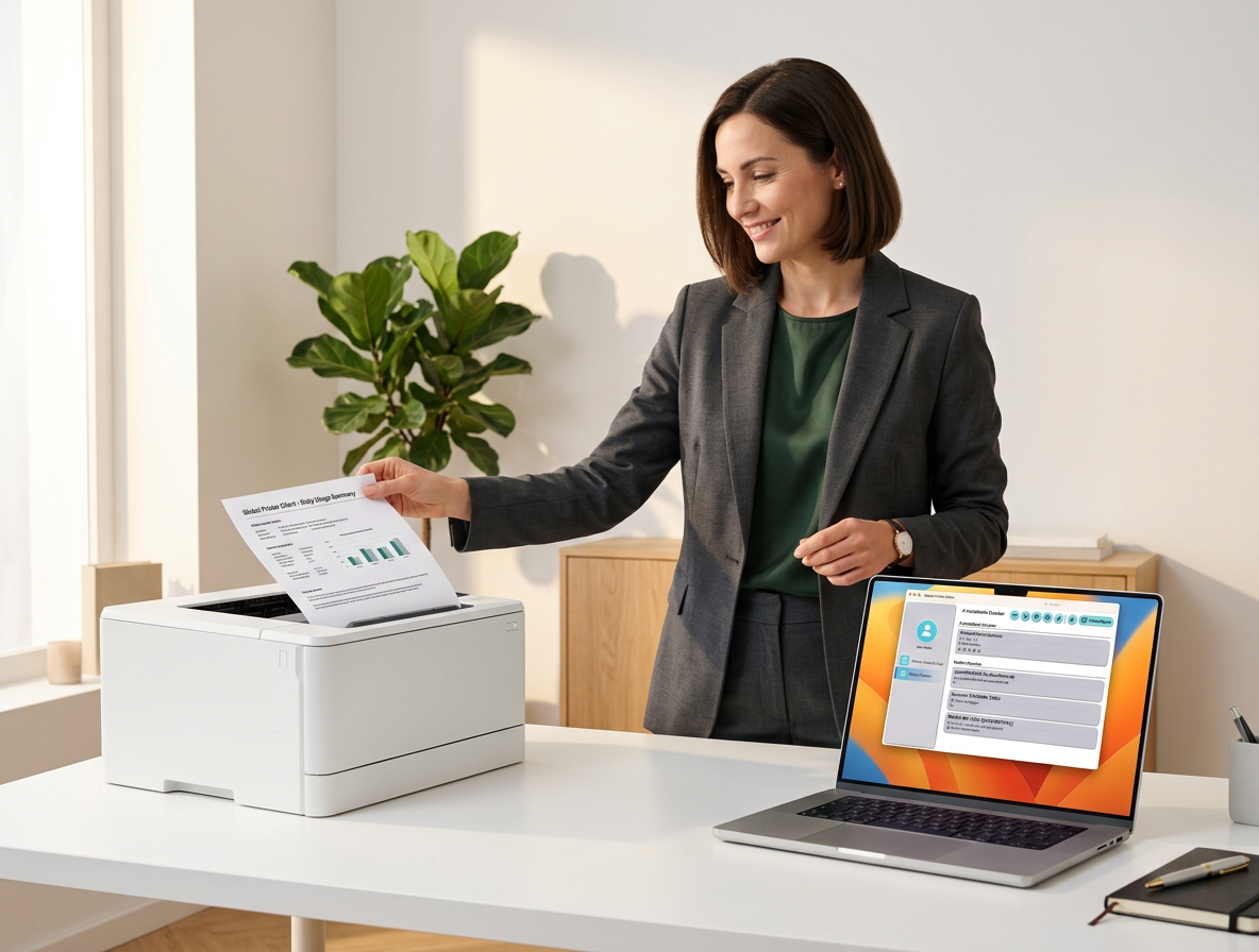 Global Printer Client für macOS – Cross-Platform Drucker-Übersicht