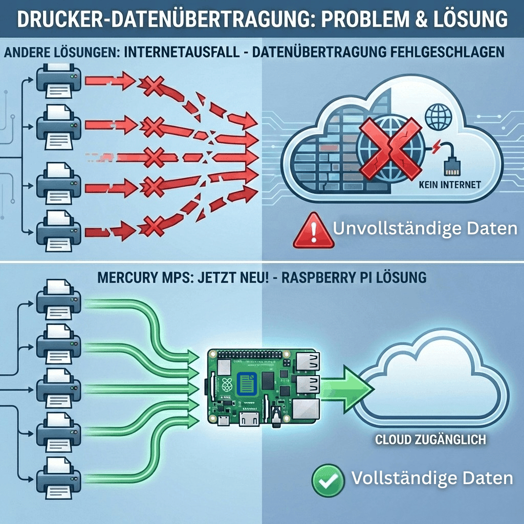 Drucker-Datenübertragung Problem und Lösung