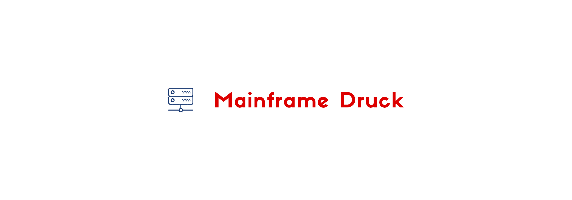 Mainframe host Druck inkludiert