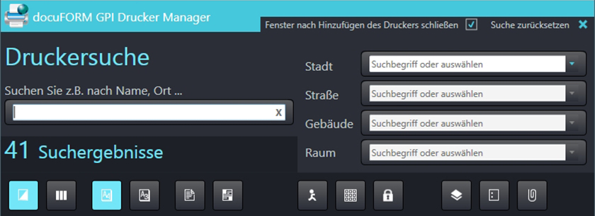 Der docuFORM GPD Druckmanager: Einfache Einrichtung und Verwaltung der persönlichen Ausgabesysteme.