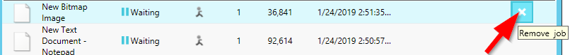 Canceling a Print Job Using the Status Monitor